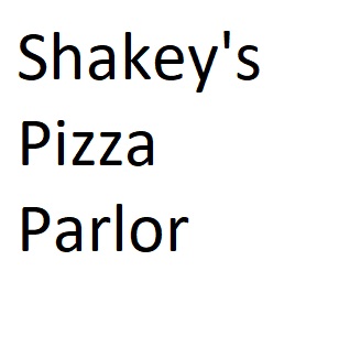 Shakey's Pizza Parlor