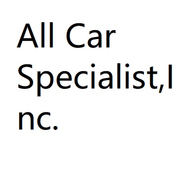 All Car Specialist,Inc.