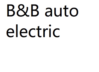 B&B auto electric