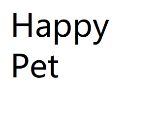 Happy Pet