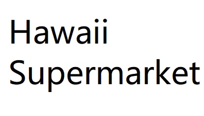 Hawaii Supermarket