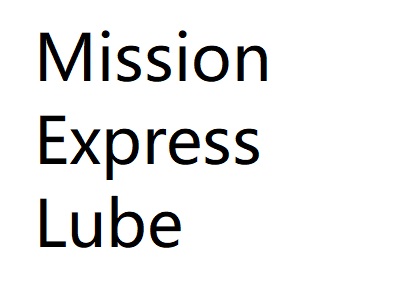 Mission Express Lube