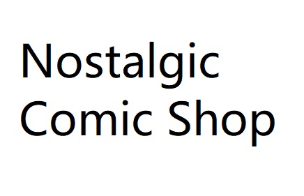 Nostalgic Comic Shop
