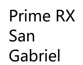 Prime RX San Gabriel
