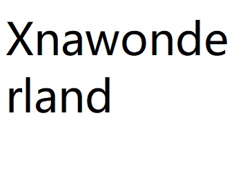 Xnawonderland